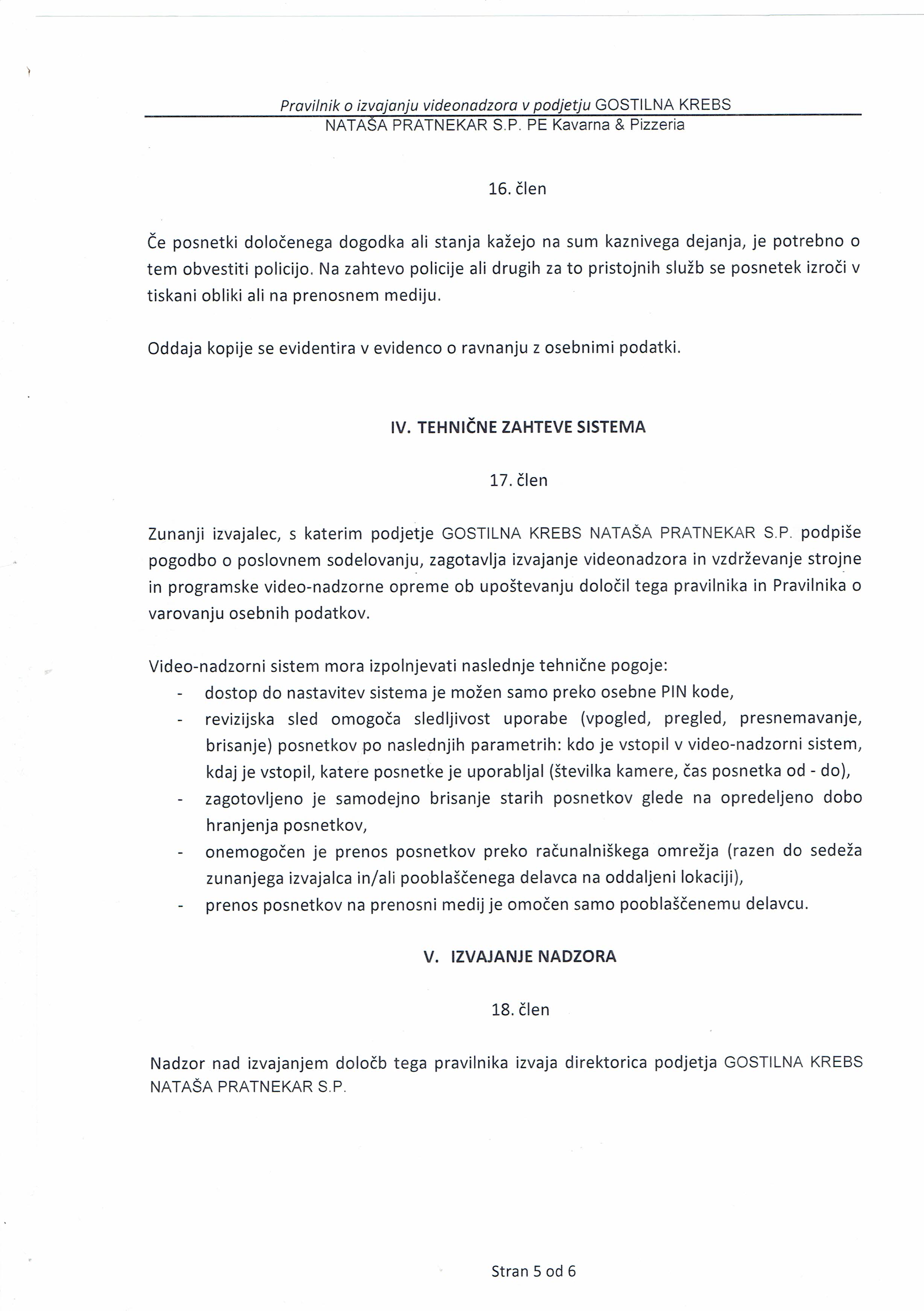 Pravilnik 5