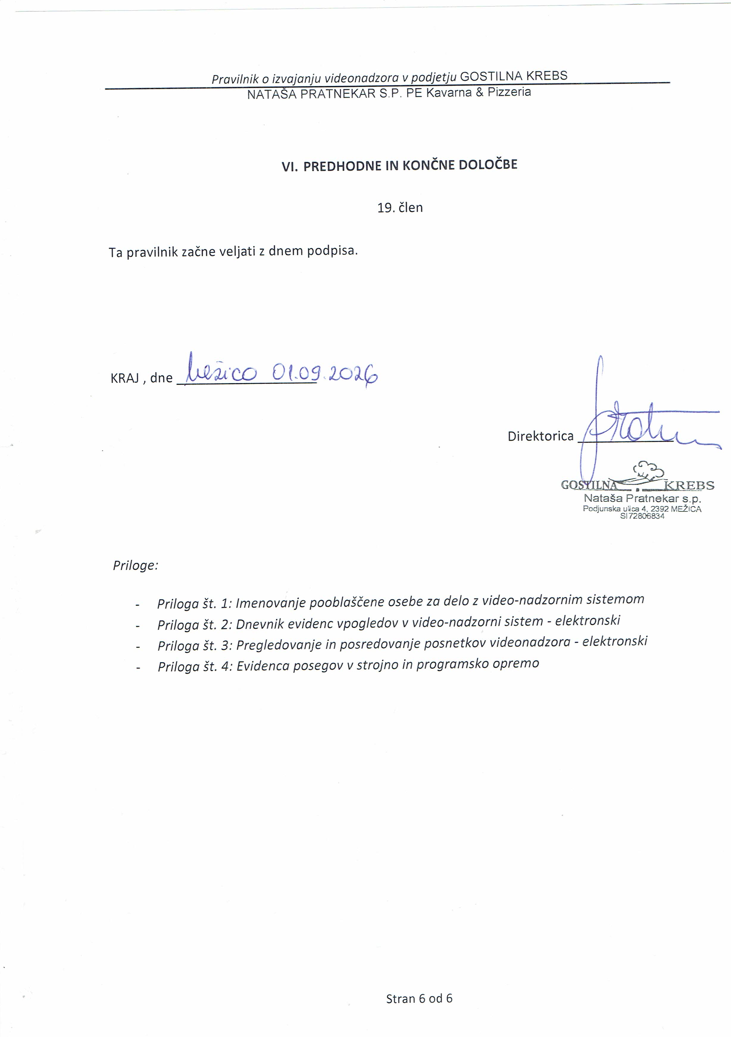 Pravilnik 6